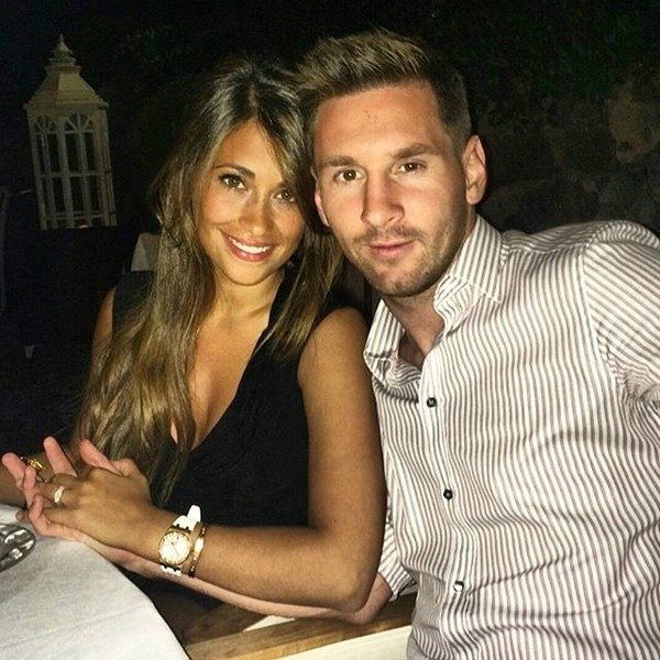 Lionel Messi and Antonella Roccuzzo 