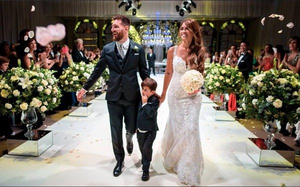 Lionel Messi and Antonella Roccuzzo wedding