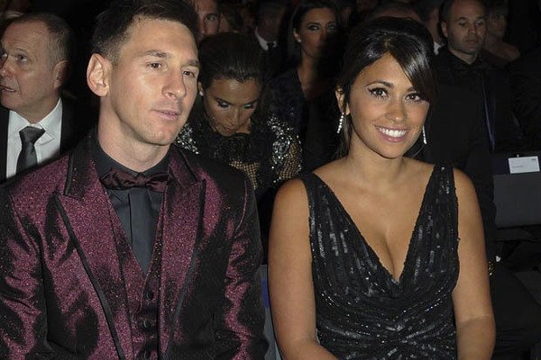 Antonella Roccuzzo and Lionel Messi
