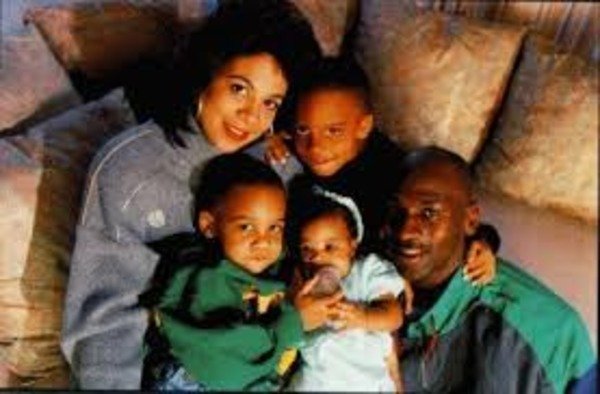 Michael Jordan and Juanita Vanoy kids