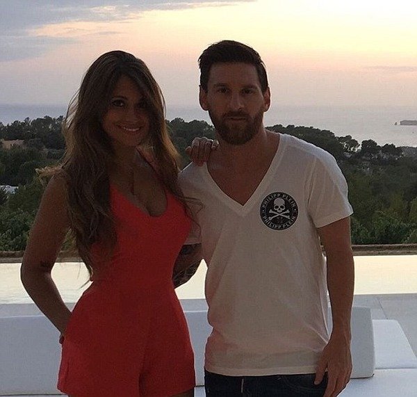 Lionel Messi and Antonella Roccuzzo