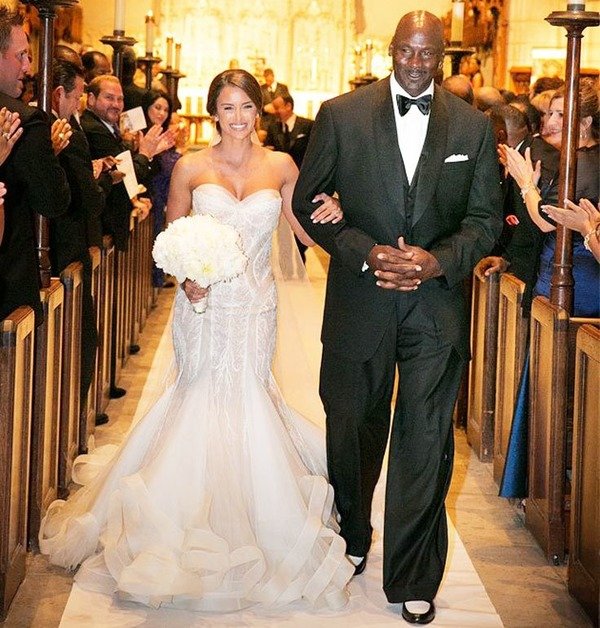 Michael Jordan and Yvette Prieto wedding