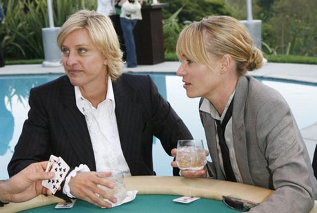 Portia de Rossi and Ellen DeGeneres Meeting