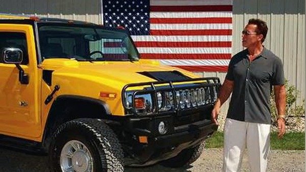 Arnold Schwarzenegger collection of Hummers
