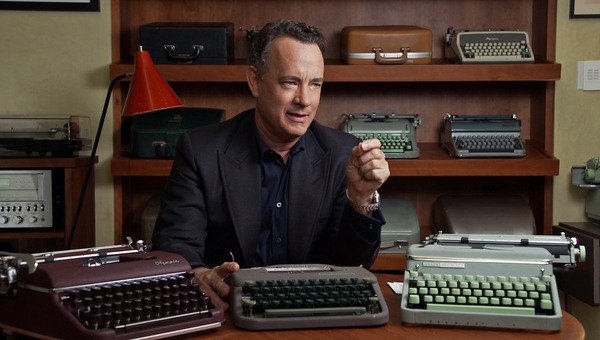 Tom Hanks collection of typewriters