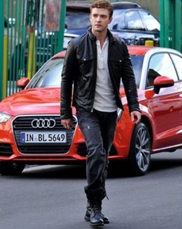 Justin Timberlake and his Audi A1 Justin Timberlake and his Audi A1