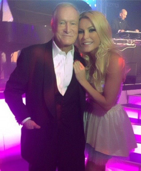 Hefners - Hugh and Crystal