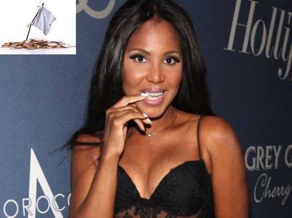 Toni Braxton as one of famous bankrupts