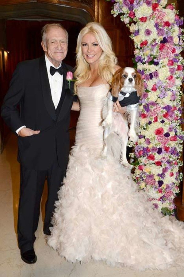 Crystal and Hugh Hefner wedding