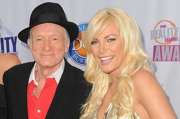 Crystal and Hugh Hefner