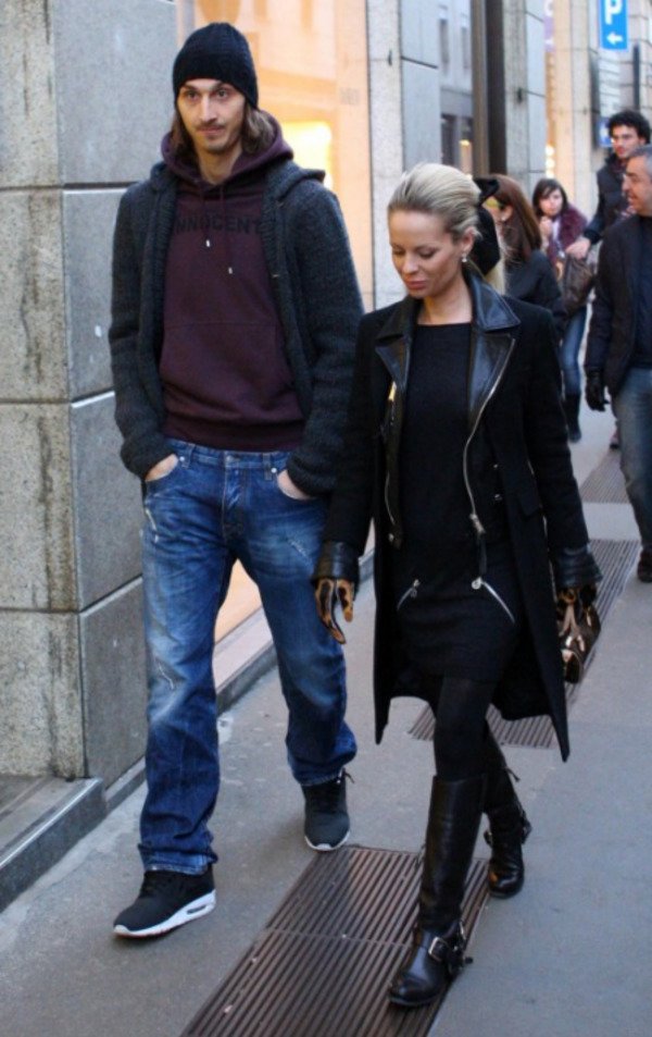 Zlatan Ibrahimovic and Helena Seger are long-term partners