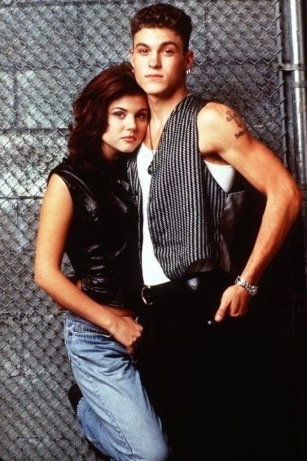 Brian Green with his ex-girlfriend Tiffani Amber Thiessen