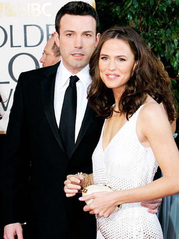 Ben Affleck with his ex-wife and mother of his kids Jennifer Garner