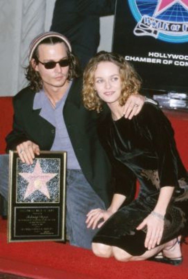 Vanessa Paradis accompanied Johnny Depp, when he got a star at Hollywood Walk of Fame Vanessa Paradis accompanied Johnny Depp, when he got a star at Hollywood Walk of Fame