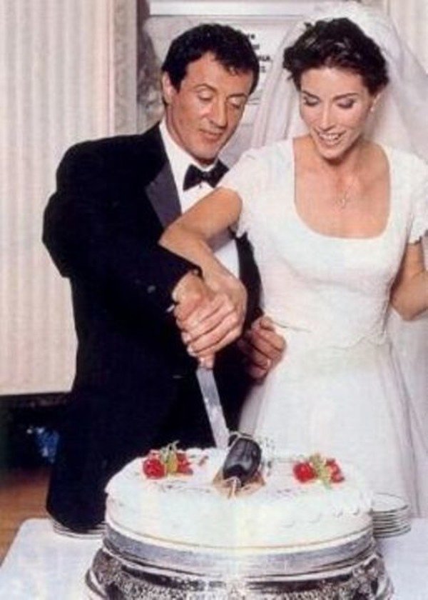 Sylvester Stallone and Jennifer Flavin wedding