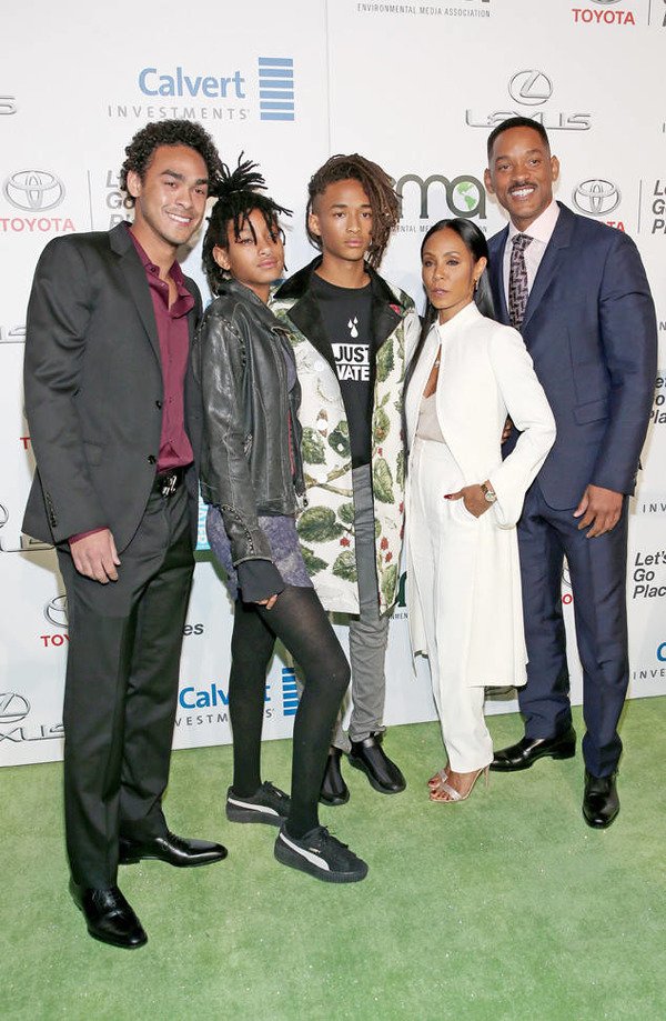 Will Smith can be proud of his family: with Jada, Trey, Jaden and Willow