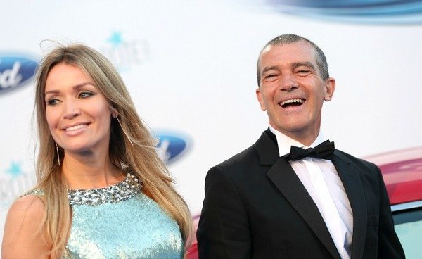 Antonio Banderas with his GF Nicole Kimpel