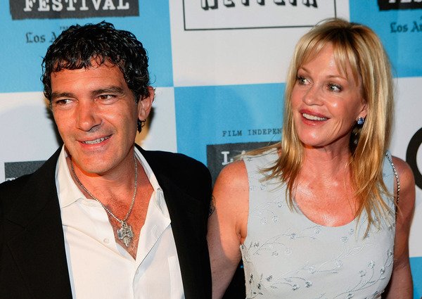 Antonio Banderas and his second wife Melanie Griffith
