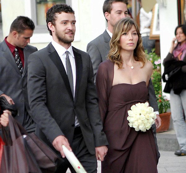 Justin Timberlake and Jessica Biel wedded in 2012
