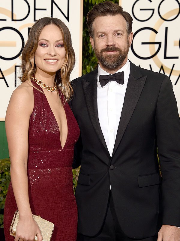 Olivia Wilde and her fiance Jason Sudeikis