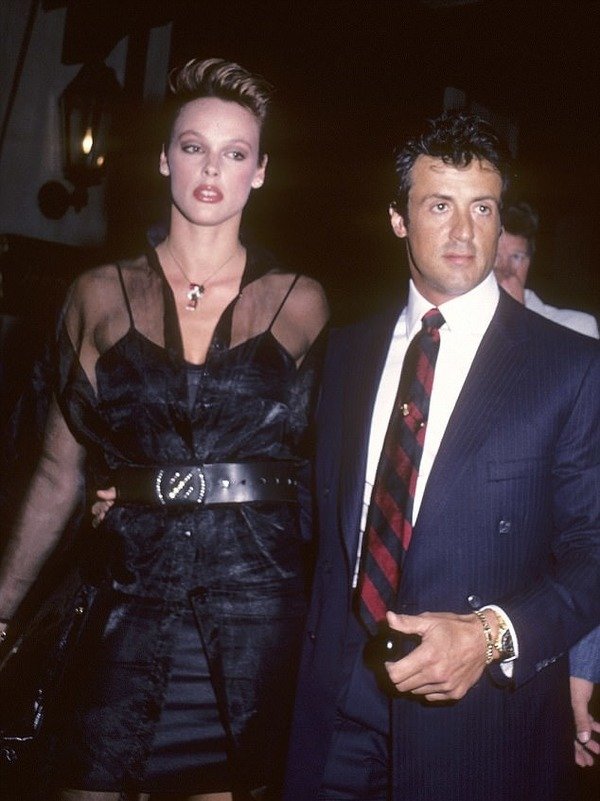Brigitte Nielsen said, Sly Stallone was crazy from her