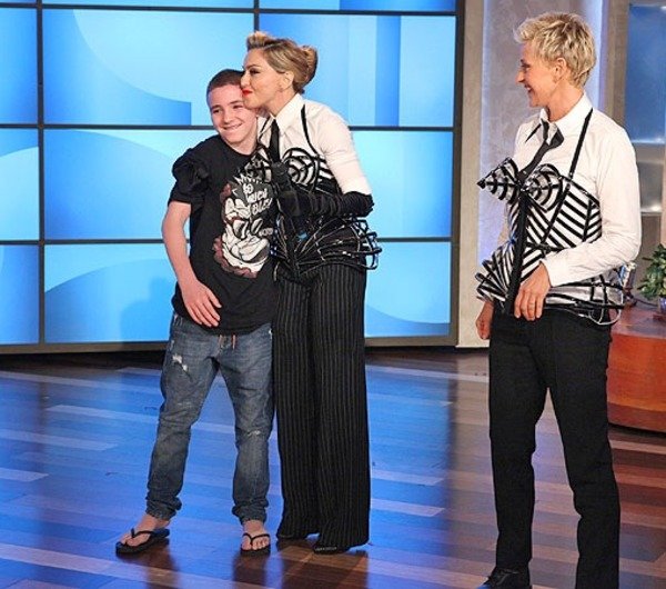Rocco Ritchie, Madonna and Ellen DeGeneres