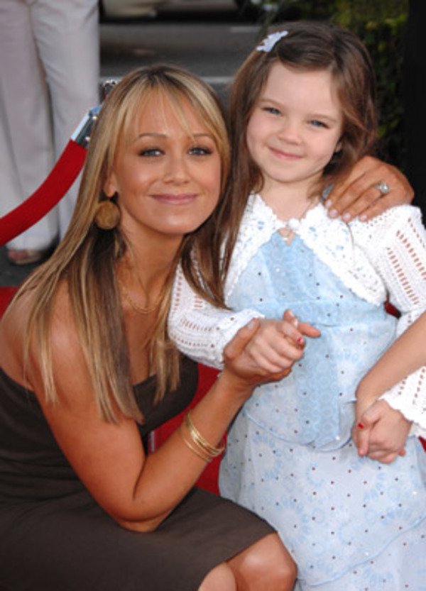 Ben Stiller wife Christine Taylor with her daughter Ella 