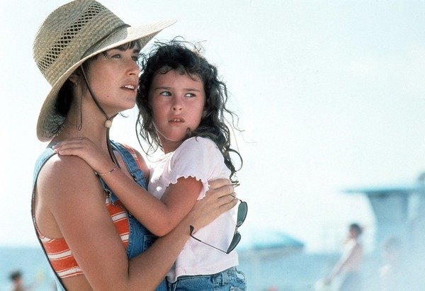 Rumer Willis and Demi Moore in Striptease