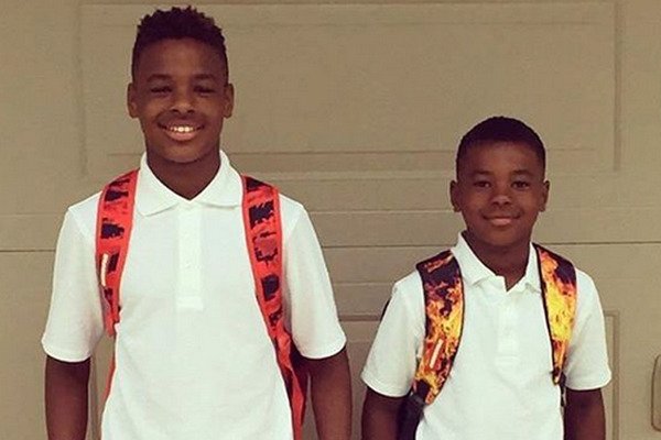 LeBron James sons LeBron James Jr. and Bryce Maximus James
