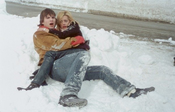 Ashton Kutcher and Brittany Murphy in Just Married