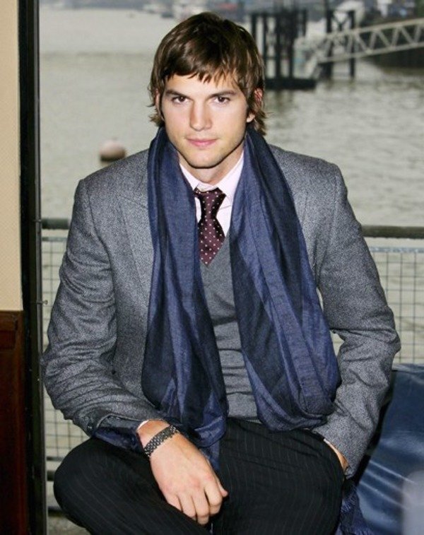 In his young years Ashton Kutcher was a male model
