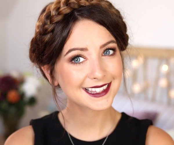 Zoella often changes her hairstyle