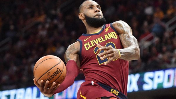 The NBA star LeBron James