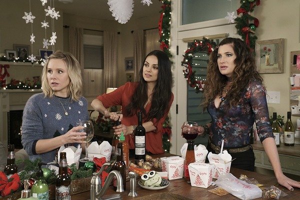 Mila Kunis, Kristen Bell, and Kathryn Hahn in A Bad Moms Christmas