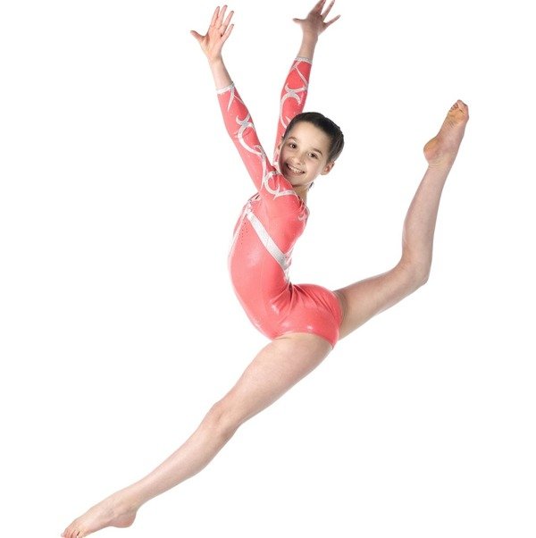 Annie LeBlanc as a gymnast