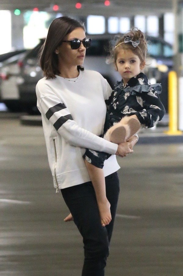 Mila Kunis and her daughter