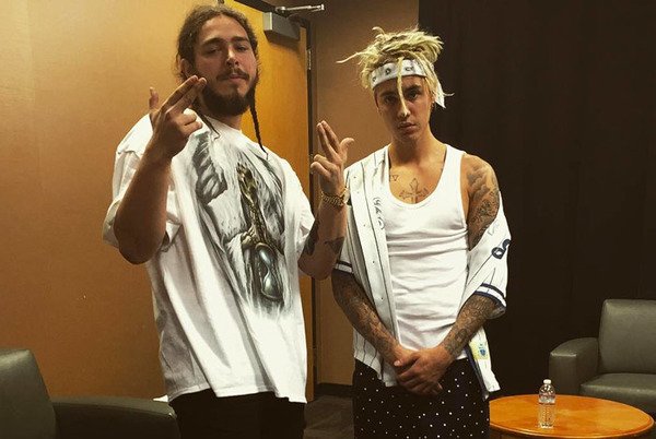 Post Malone and Justin Bieber
