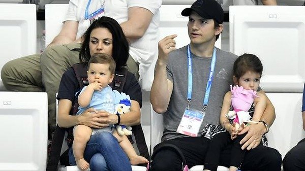 Mila Kunis kids and husband Ashton Kutcher